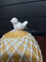 Ваза с крышкой/Конфетница/Шкатулка в форме яйца 12