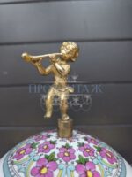 Ваза с крышкой/Конфетница/Шкатулка в форме яйца 16
