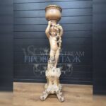 Кашпо/Вазон на подставке в форме Путти 11