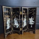 Ширма настольная в стиле шинуазри 12