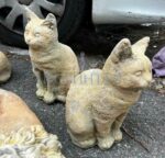 Скульптура садово-парковая Кошка/Кот 2 штуки 8