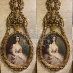 Декоративный элемент/Медальон/Картина в стиле Людовика XVI 2 штуки 6