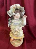 Статуэтка/Скульптурная композиция Девочка и щенок 25