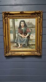 Картина винтажная Девочка 11