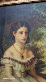 Картина винтажная/Девушка 23