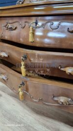 Комплект: Трюмо/Комод Зеркало и Тумба 2 штуки в стиле венецианского барокко 47