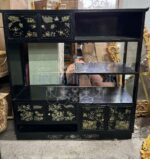 Стеллаж/Шкаф с полками/Прихожая в стиле шинуазри 12