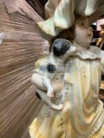 Статуэтка/Скульптурная композиция Девочка и щенок 39