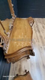 Комплект: Трюмо/Комод Зеркало и Тумба 2 штуки в стиле венецианского барокко 36