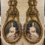 Декоративный элемент/Медальон/Картина в стиле Людовика XVI 2 штуки 5