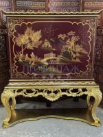 Шкаф барный в стиле шинуазри 15