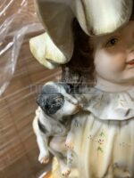 Статуэтка/Скульптурная композиция Девочка и щенок 31