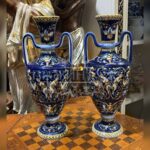 Кувшин/Ваза в стиле Gien/Гьен 2 штуки 6