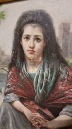 Картина винтажная Девочка 13