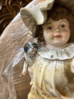 Статуэтка/Скульптурная композиция Девочка и щенок 38