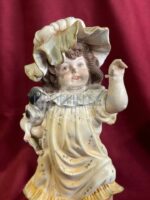 Статуэтка/Скульптурная композиция Девочка и щенок 28