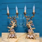 Лампа в форме подсвечника с путти 2 штуки 16