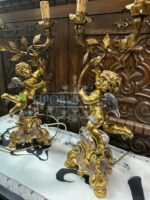 Лампа в форме подсвечника с путти 2 штуки 26