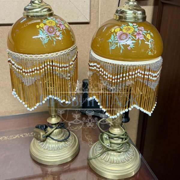 Лампа настольная винтажная 2 штуки