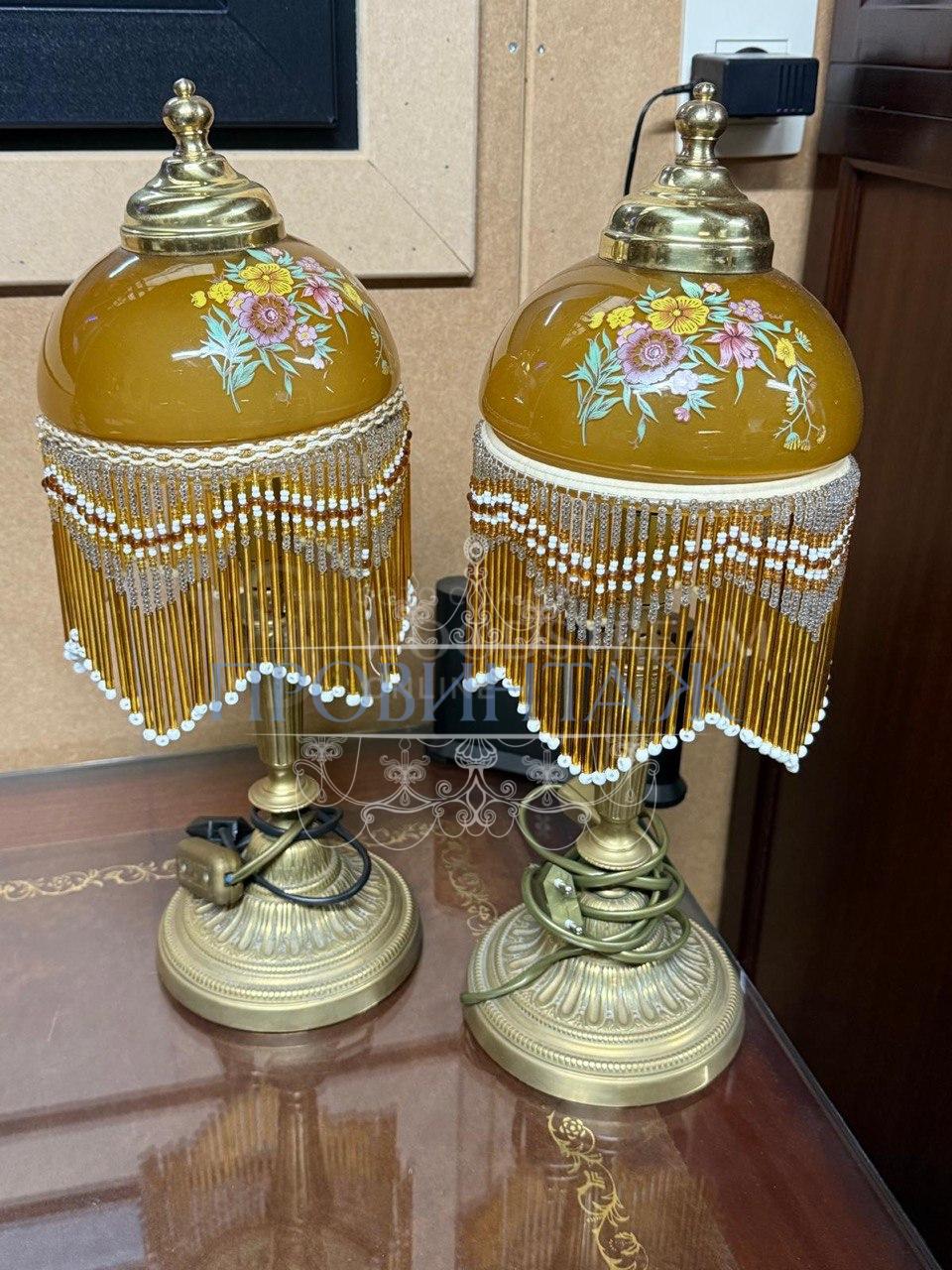 Лампа настольная винтажная 2 штуки 3 Лампа настольная винтажная 2 штуки 3