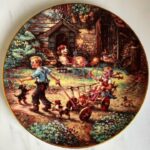 Набор: тарелка коллекционная (5 штук) 2 серии 25