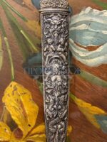 Кинжал декоративный/подарочный посеребренный 10