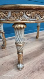 Стол со стеклянной столешницей в стиле венецианского барокко 14