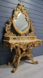 Трюмо/Консоль и зеркало в стиле барокко 15