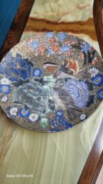 Тарелка декоративная с птицами в стиле шинуазри 14