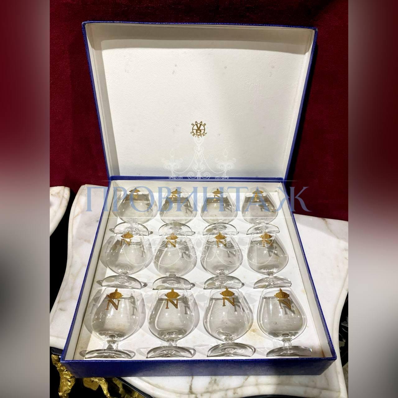 Набор для коньяка: бокал/фужер 12 штук Наполеон в оригинальной упаковке 3 Набор для коньяка: бокал/фужер 12 штук Наполеон в оригинальной упаковке 3