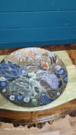 Тарелка декоративная с птицами в стиле шинуазри 15