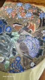 Тарелка декоративная с птицами в стиле шинуазри 18