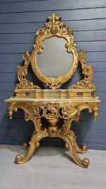 Трюмо/Консоль и зеркало в стиле барокко 13
