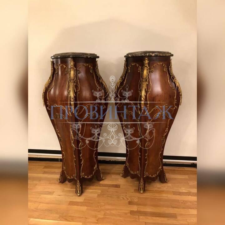 Постамент/подставка/колонна в стиле Людовика XIV 2 штуки 3 Постамент/подставка/колонна в стиле Людовика XIV 2 штуки 3