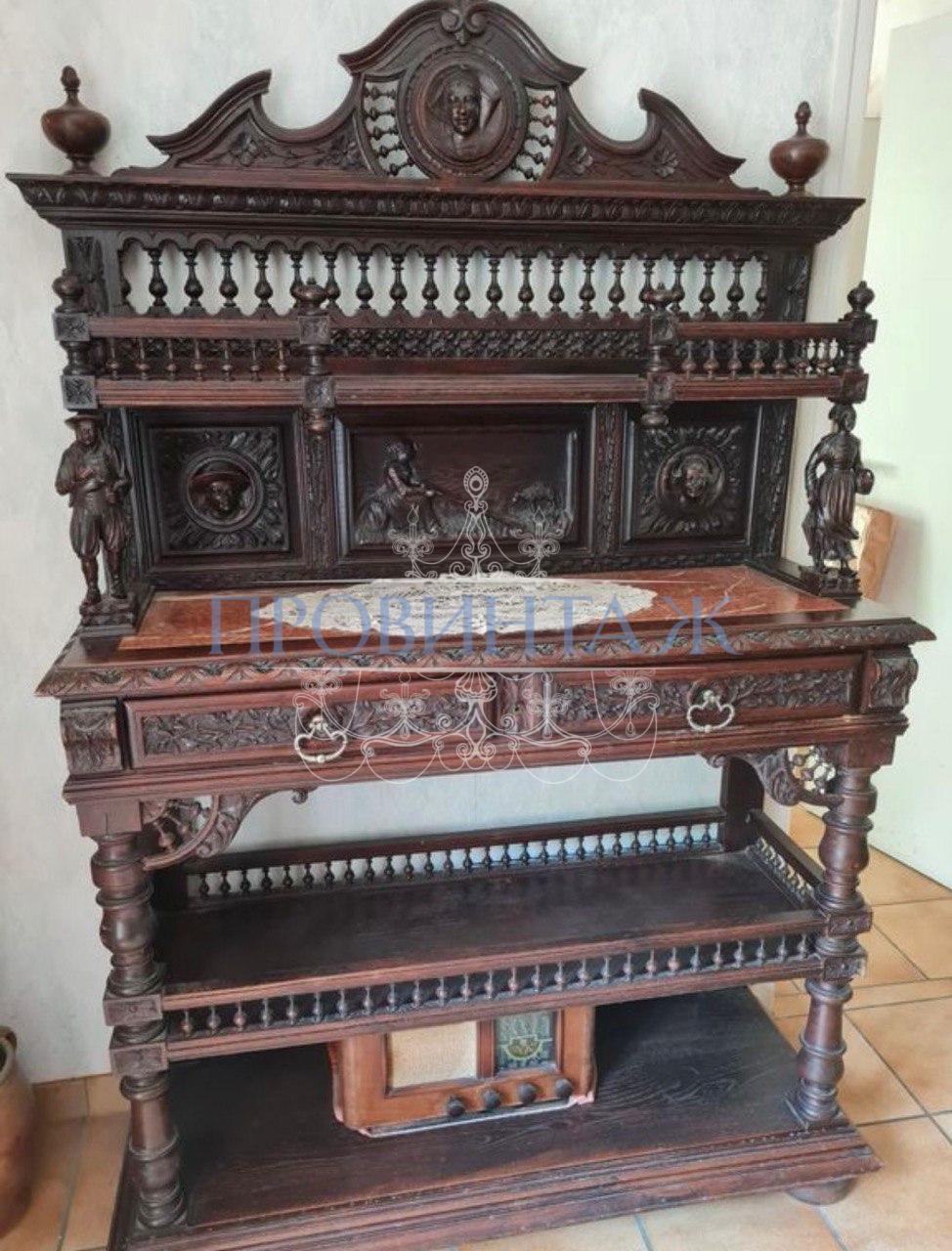 Десертница/Буфет открытый в бретонском стиле