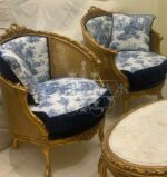 Комплект мягкой мебели для гостиной в стиле Людовика XVI 14