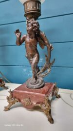 Лампа настольная винтажная с путти 2 штуки 18