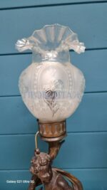 Лампа настольная винтажная с путти 2 штуки 20