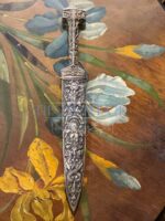 Кинжал декоративный/подарочный посеребренный 11