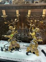 Лампа в форме подсвечника с путти 2 штуки 25