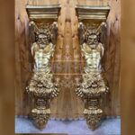 Консоль/Полка со скульптурой Атланта 2 штуки 12