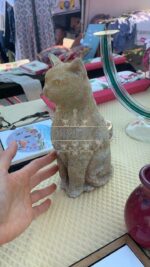 Скульптура из шато/декоративный элемент Кот 11