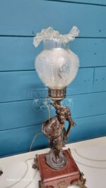 Лампа настольная винтажная с путти 2 штуки 23