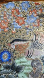 Тарелка декоративная с птицами в стиле шинуазри 17