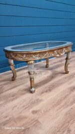 Стол со стеклянной столешницей в стиле венецианского барокко 11