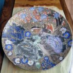 Тарелка декоративная с птицами в стиле шинуазри 12