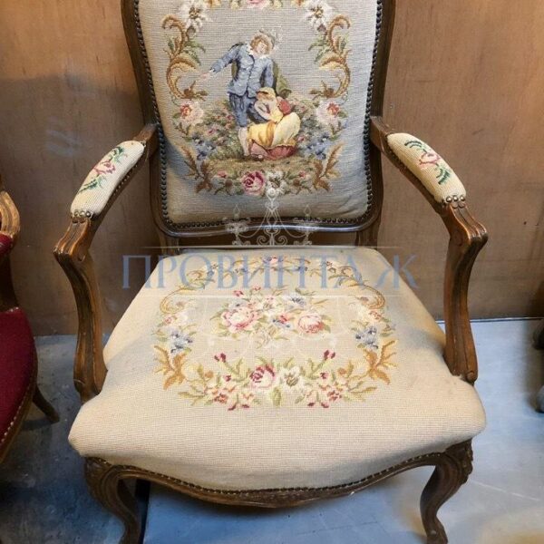 Кресло в стиле Людовика XV