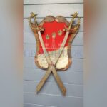 Декоративный элемент/Герб и шпага 2 штуки 14