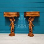 Консоль/Тумба прикроватная с путти 2 штуки 14