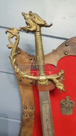 Декоративный элемент/Герб и шпага 2 штуки 16